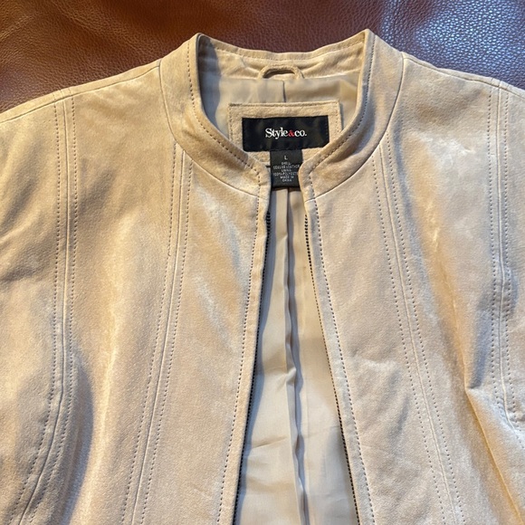 Style & Co. Jackets & Blazers - Style & Co. Women's Tan Blazer
